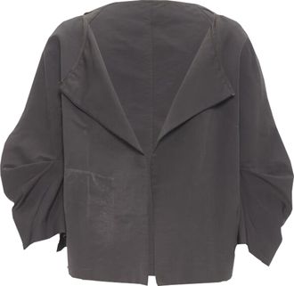 Marni polyester open pinched sleeve rounded jacket