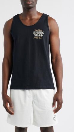 Dark Seas Easy Going Graphic Tank in Black at Nordstrom, Size X-Large
