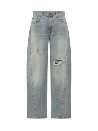 Haikure Light Blue Straight High Rise Jeans