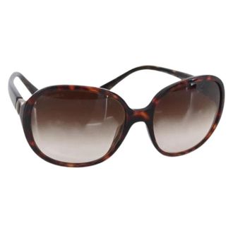 Chanel Pre-owned Accessories, female, Brown, Size: ONE SIZE Pre-owned Plastic Sunglasses