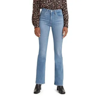 Levi's 725 Jeans Womens Blue Denim Stretch High Rise Bootcut Leg GBO3564