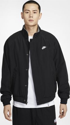 Nike Club Futura Jackets Asia Sizing Black White FZ0657-010