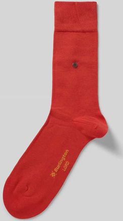 Burlington Socken mit Burlington-Niete in Rot, Gr&ouml;&szlig;e 40-46