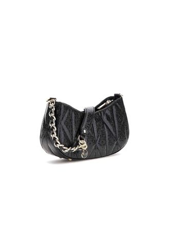 Guess Womens Shoulder Bag Black Polyurethane Shoulder-bags