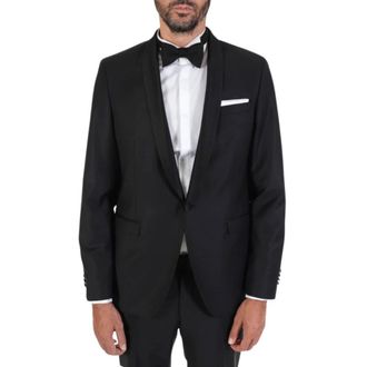 Karl Lagerfeld Jassen, Heren, Zwart, L, Wol, Smokingjas