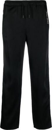 Saint Laurent Side Stripe Crepe Track Pants - Mens - Polyester/Acetate