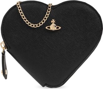 Vivienne Westwood Schoudertas - Dames - Schoudertassen - Zwart - ONE Size - Leer - Tassen