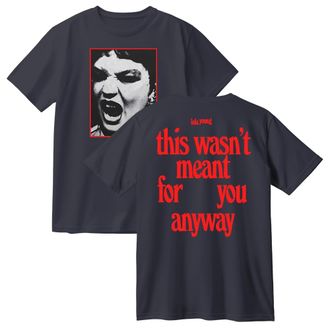 Generic Lola Young This Wasnt Meant for You Anyway Album Cotton T-Shirt Short Sleeve Round Neck Unisex Tee (Grey,XXL)