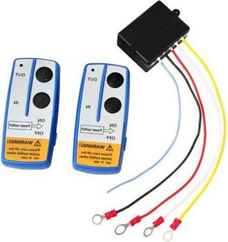 OEM Mandos A Distancia Inal&aacute;mbricos De 12 V Para Cabrestante, De Alta Resistencia, Con Alcance De 20 M (78 Pulgadas) E Indicador Luminoso Para Jeep, Atv Y