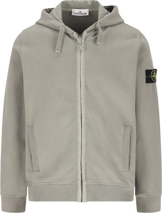 Stone Island Hoodie met Compass-logopatch - Grijs