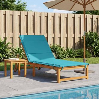 vidaXL Cuscino Per Lettino Gemert 100% Poliestere Turchese Vidaxl