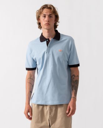 Lacoste Mens Classic Fit Piqu&eacute; Polo Short Sleeve in Light Blue Cotton - Size X-Large
