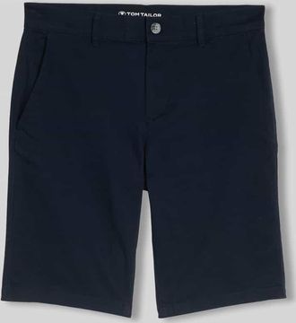 Tom Tailor Slim Fit Chinoshorts aus reiner Baumwolle in Marine, Gr&ouml;&szlig;e 30