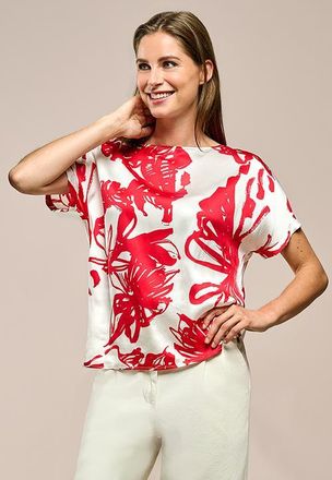 Mart Visser Camilla Print Top Rood / Wit