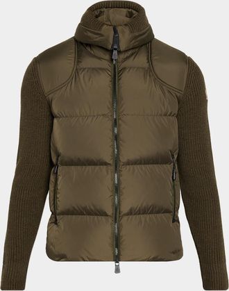 Moncler Men & apos;s Padded Knit Cardigan