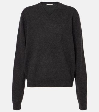 The Row Jahi cashmere, cotton, and silk sweater