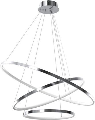 OEM L&aacute;mpara Colgante Led Hoop Chrome 93w