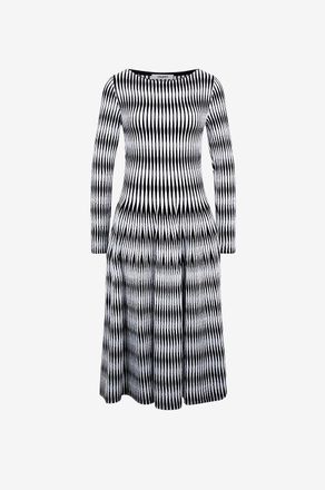 Antonino Valenti Midikleid im Rauten-Jacquard-Strick Karen