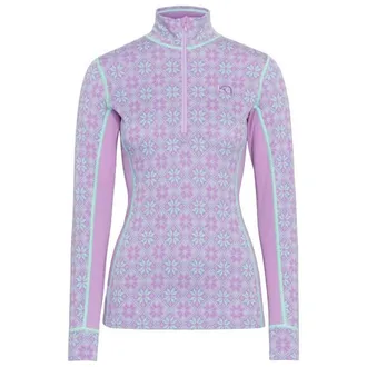 Kari Traa Rose Half-Zip Merinounterw&auml;sche f&uuml;r Damen | lila