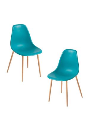 Regalos Miguel Regalos Miguel - Packs Sillas Comedor - Pack 2 Sillas Mykle - Verde Azulado