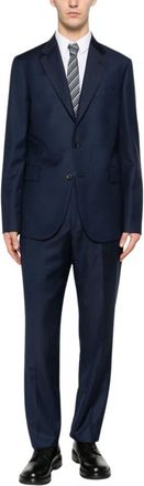Paul Smith Kostuums, Heren, Blauw, XS, Wol, Classic Fit Wool Suit