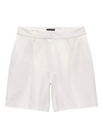 Rag & Bone pleated high-waisted shorts - White