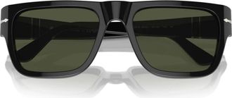Persol Stijlvolle Unisex Zonnebril met Acetaat Montuur - Heren - Zonnebrillen - Zwart - 55 MM - Accessoires