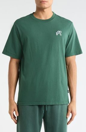 Malbon Golf Bermuda Brumal Buckets Embroidered Graphic T-Shirt in Hunter Green at Nordstrom, Size Xx-Large