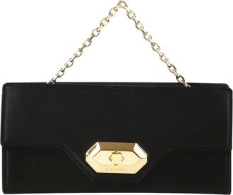 Lanvin Pochette da sera in seta con patta - - Bags - Donna - Nero - ONE SIZE