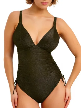 Freya Womens Arizona Wave Non Wired Swimsuit - Black Polyamide - Size 38DD