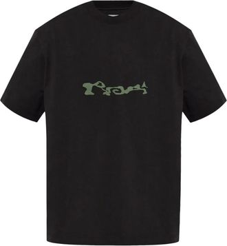 Roa Roa, Tops, Heren, Zwart, L, Zwarte Service T-Shirt