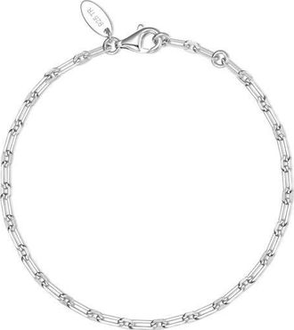 Lafonn Charlene Chain Bracelet in Silver at Nordstrom, Size 7.25