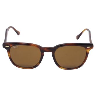 Ray-Ban Hawkeye Wayfarer-Frame Sunglasses in Brown Acetate