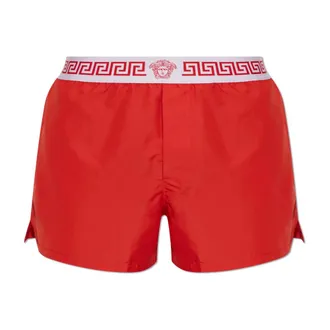 Versace Heren, Badkleding, Rood, Maat: 3XL Nylon