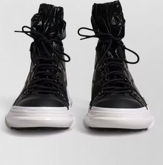 Dolce & Gabbana nylon high-top sneakers