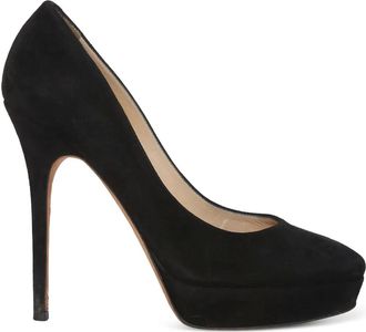 Jimmy Choo London Pumps in pelle scamosciata 130mm - Nero