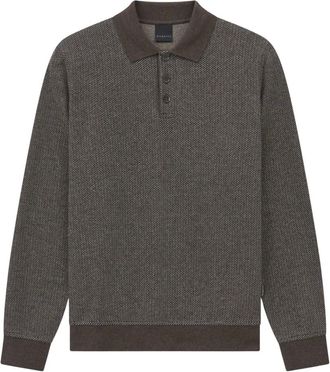 Bugatti Maglione Polo Texturizzato - - Sweatshirts & Hoodies - Uomo - Beige - L