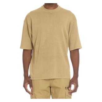Roberto Collina Hombre, Camisetas, Beige, Talla: M