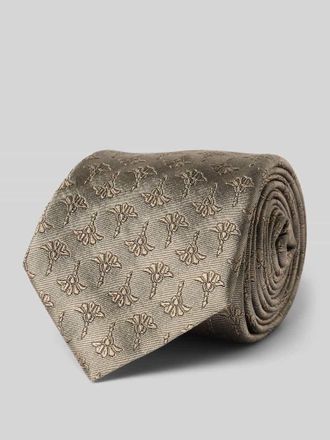 Joop Seidenkrawatte im Allover-Look in Beige, Gr&ouml;&szlig;e 1