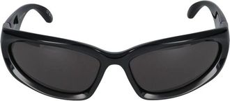 Balenciaga Bb0157S Zonnebril - Heren - Accessoires - Zwart - Maat: 65 MM Nylon