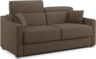 Divani.Store Amber Sof&aacute; Cama Convertible Con Tela Desmontable 211 Cm (mat. 160x197) Marr&oacute;n