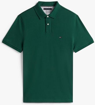 Tommy Hilfiger Mens Regular Fit 1985 Pique Polo - Green - L