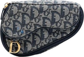 Dior Pre-owned Saddle Pouch - - Pre-owned - Donna - Blu - ONE SIZE