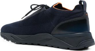 Santoni Hodu Sneaker - Navy