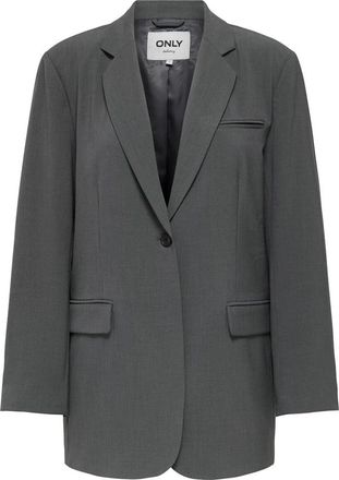 Only Only, Dames, Jassen, Grijs, Maat: L Poliester