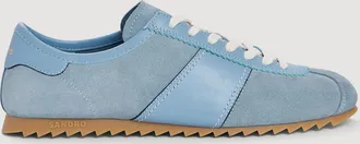 Sandro Low-top leather and suede trainers
