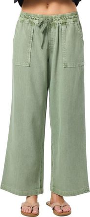 O'Neill Sevie 2 Drawstring Cotton Twill Pants in Sea Spray at Nordstrom, Size Xx-Large