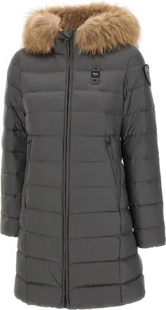 Blauer Kristin Jacket - Dames - Dons jassen - Grijs - S - Nylon - Jassen