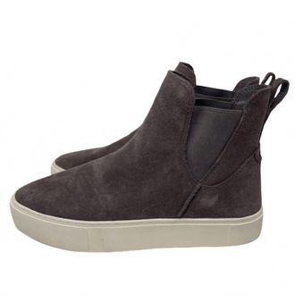 UGG Womens Mauna Sneaker Boot In Thunder Cloud Suede