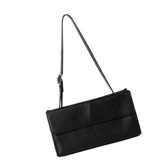 Generic Retro Underarm Bag With Adjustable Strap Spacious Interior Organizers Fashionable PU Leather Shoulder Purse